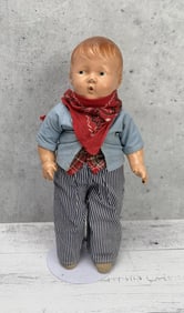 Antique Cowboy Baby Doll Workwear Clothing