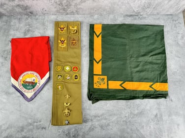 1960s BSA Boy Scouts of America Merit Badge Sash
