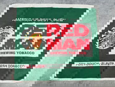Red Man Chewing Tobacco Bandana Banner