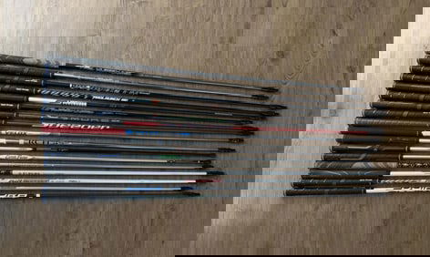 Collection of Hybrid Graphite Golf Club Shafts