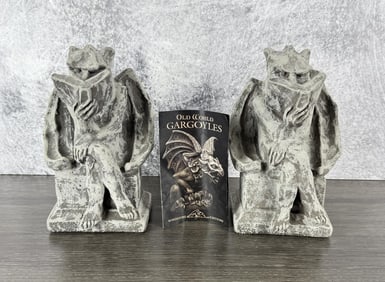 Windstone Old World Gargoyles Bookends