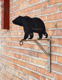 Montana Grizzly Bear Dinner Bell Holder