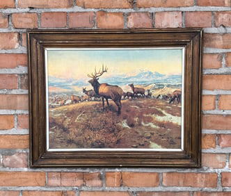 Charles M Russell Exalted Ruler Giclee on Canvas