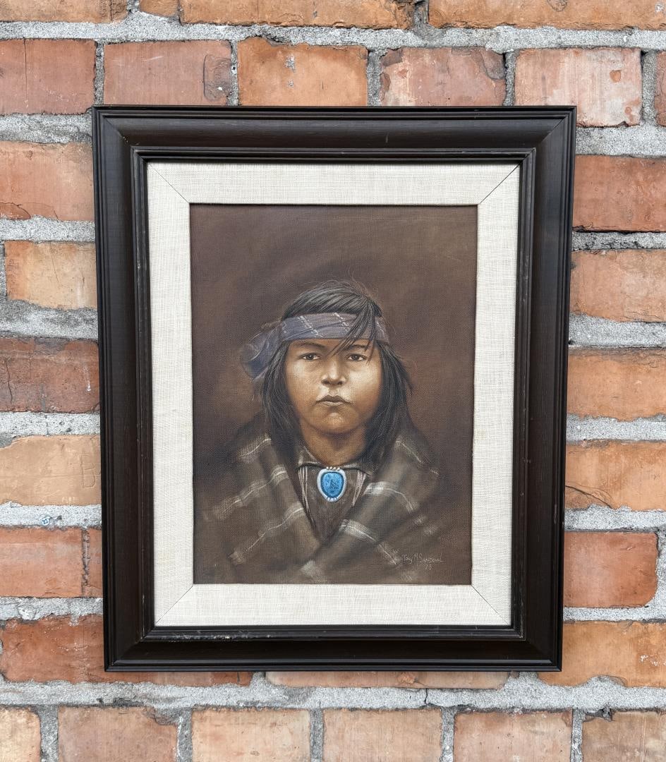 Tony Sandoval Montana Indian Painting (1 of 5)