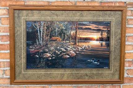 Jim Hansel Wake Up Call Loon Print