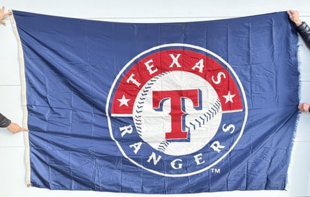 Texas Rangers Baseball Flag