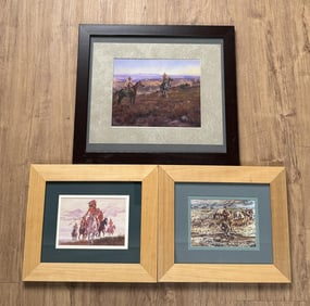 Collection Of Charles CM Russell Prints
