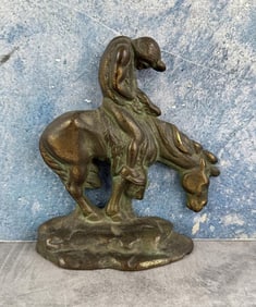 End of Trail Indian Door Stop
