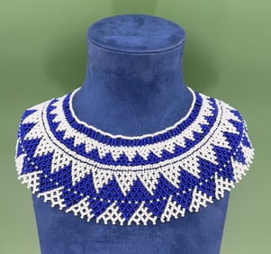 African Maasai Tribe Beaded Collar Necklace