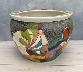Chinese Abstract Planter Jardinere