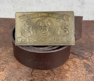 Colt Belt Buckle and Belt