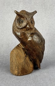 Mexican Ironwood Owl Carving