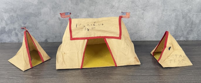 Barclay Manoil Military Miniature Tents