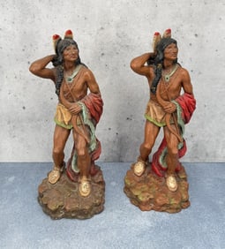 Universal Sculpture Native American Bookends