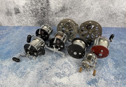 Group Of Penn Pflueger Fishing Reels