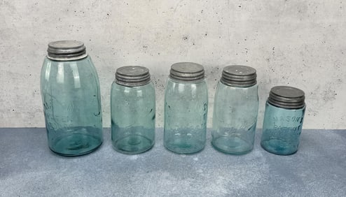 Antique Mason Jars