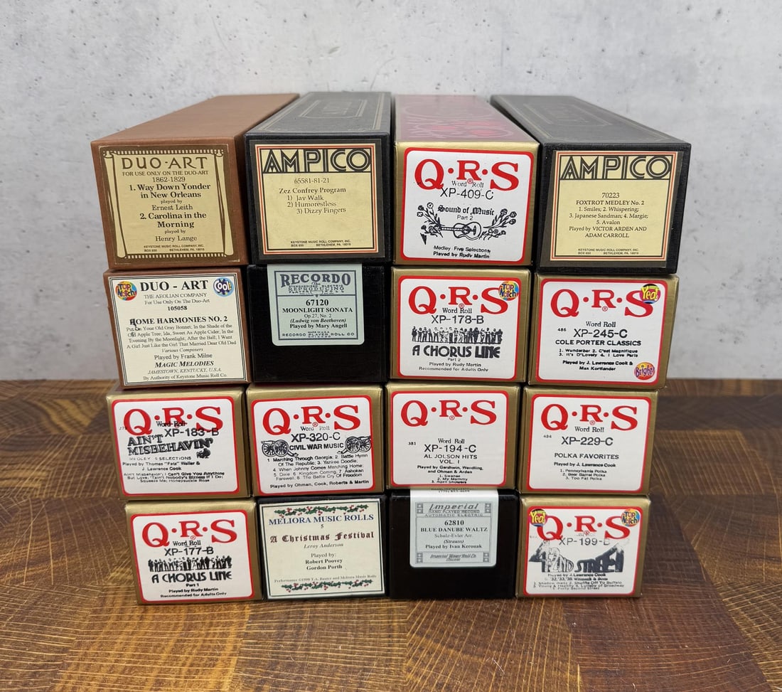 Collection of Player Piano Rolls (1 of 4)
