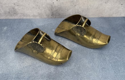 Antique Brass Spanish Conquistador Stirrups