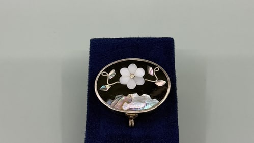 Taxco Mexico Alpaca Pill Snuff Box
