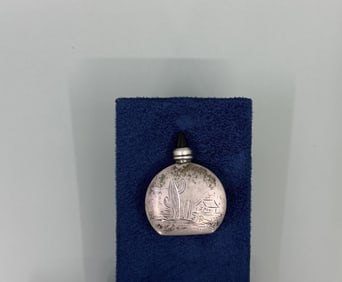 Taxco Mexico Sterling Silver Perfume Bottle
