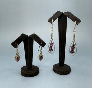 Sterling Silver Amethyst Earrings