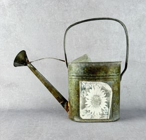 Galvanized Watering Can
