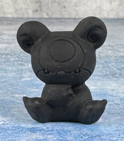Carved Obsidian Pokemon Teddiursa Figure