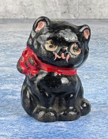 Hubley Small Cast Iron Kitten Cat Paperweight