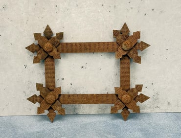 Tramp Art Picture Frame