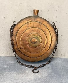 Persian Mughal Ottoman Copper Canteen