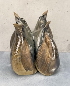 Pat Eckman Montana Studio Pottery Alaska Penguins