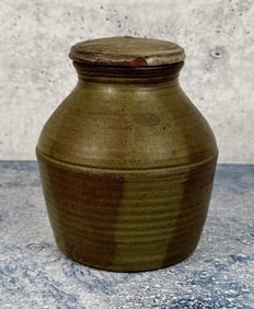 Lidded Studio Pottery Vessel