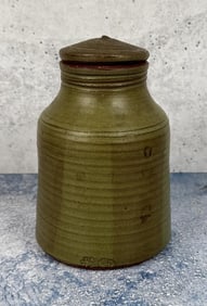 Lidded Studio Pottery Vessel