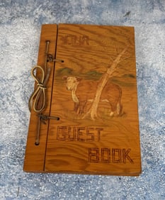 1950s Montana Ranch Guest Book