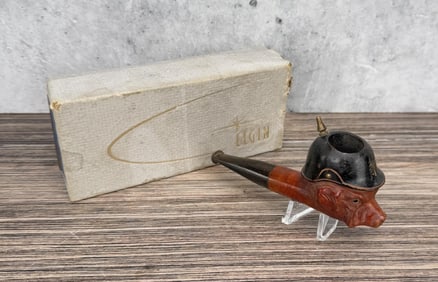 WWI WW1 Kaiser Wilhelm Boar Face Pipe