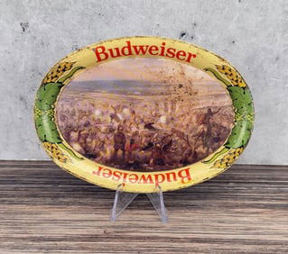 Budweiser Beer Custer Tip Tray