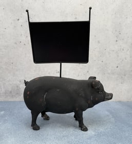Pig Counter Top Chalkboard Sign