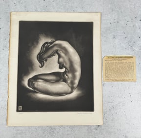 Reynold Henry Weidenaar Reverie Engraving