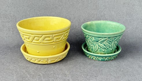 Mccoy Pottery Flower Pots