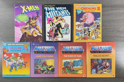 Masters of the Universe Gremlins X-Men Books
