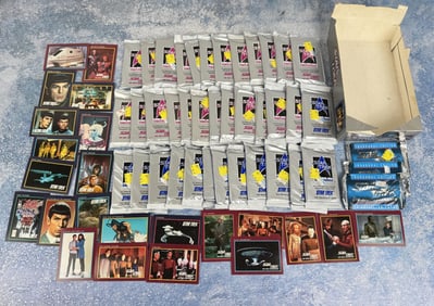 Collection of Star Trek Cards Booster Packs