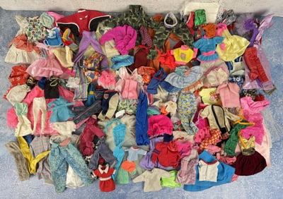 Collection of Vintage Barbie Doll Clothes