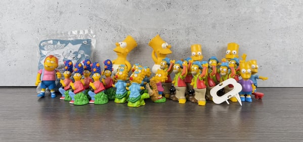 Collection of Simpsons Vinyl Pencil Toppers