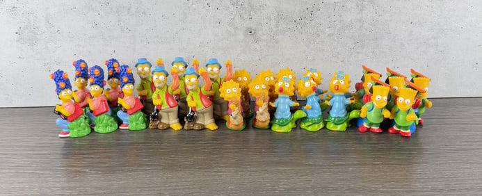 Collection of Simpsons Vinyl Pencil Toppers