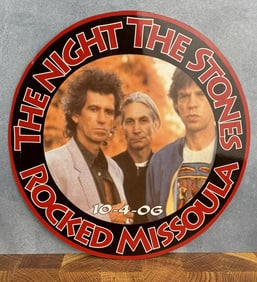 The Night the Stones Rocked Missoula Sign