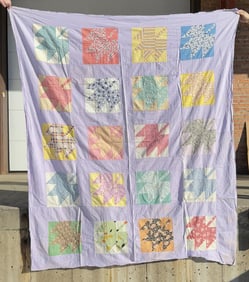 Antique Maple Leaf Quilt Top