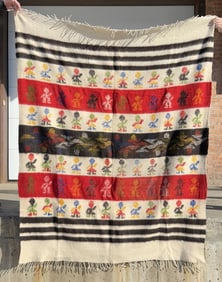 Southwest Pattern Mexican Woven Rug Blanket