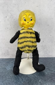 Gund Rubber Face Vinyl Bumble Bee Plush