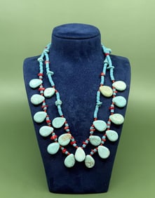 Southwest Style Howlite Necklace