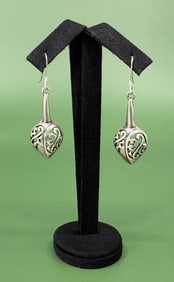 Sterling Silver Openwork Earrings